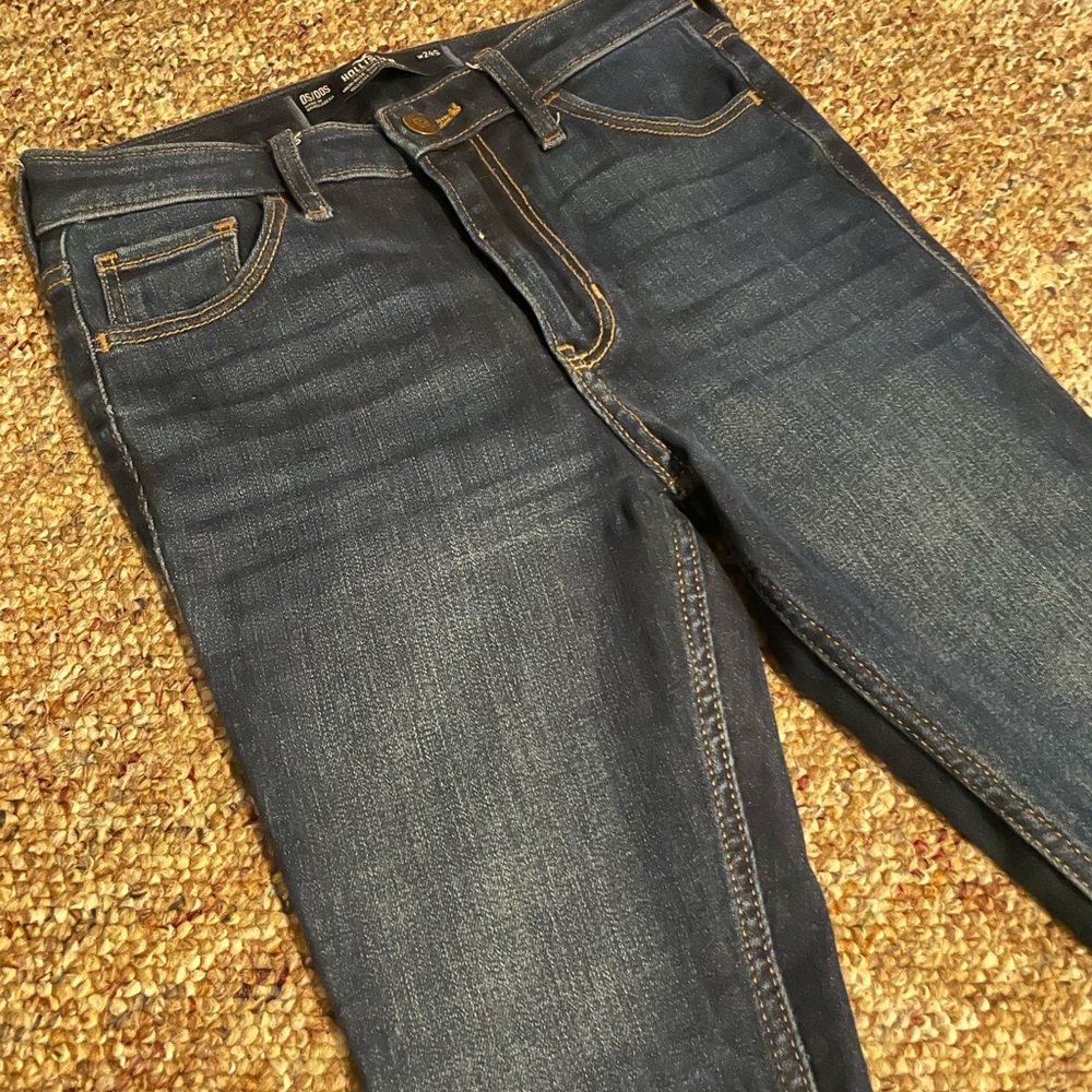 Hollister High-Rise Super Skinny Jeans - Dark Blue